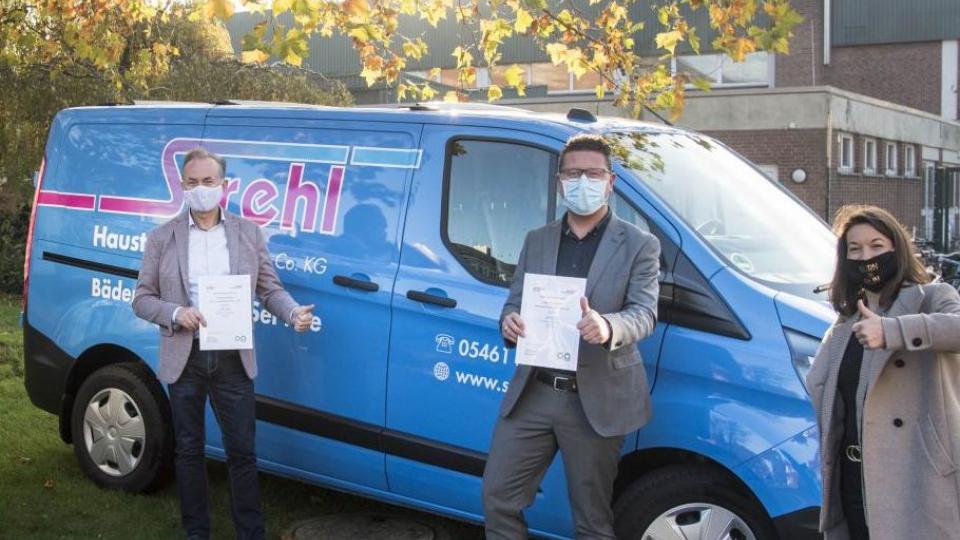 Firma Strehl und Hauptschule Bramsche