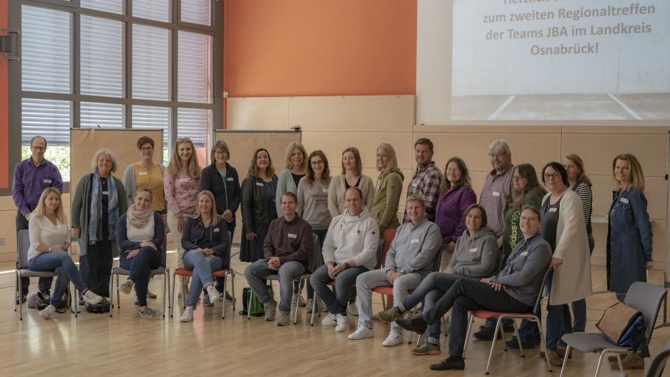 Gemeinschaftsbild des Regionaltreffens der JBA 