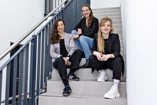 Die Servicestelle Schule-Wirtschaft: Katja Bielefeld, Kerstin Hüls und Annika Witte