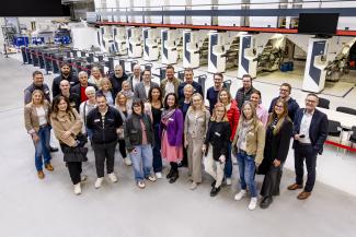 Beim Netzwerktreffen bekamen die Teilnehmenden einen Einblick in das Unternehmen Windmöller & Hölscher.